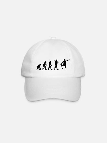 Evolution Fussball - Baseballkappe - Weiß/Weiß