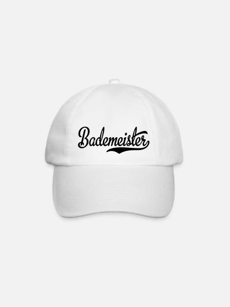 Bademeister - Baseballkappe - Weiß/Weiß