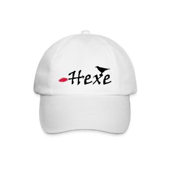 Hexe - Baseballkappe - Weiß/Weiß - Vorne