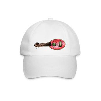 Wassermelone - Baseballkappe - Weiß/Weiß - Vorne