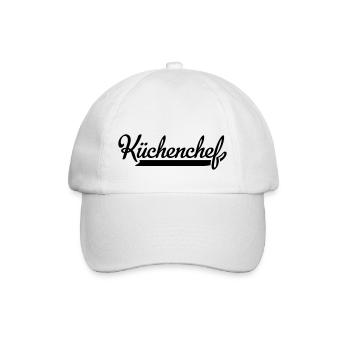 Küchenchef - Baseballkappe - Weiß/Weiß - Vorne