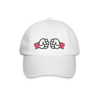 Brothers for Life Logo - Baseballkappe - Weiß/Weiß - Vorne
