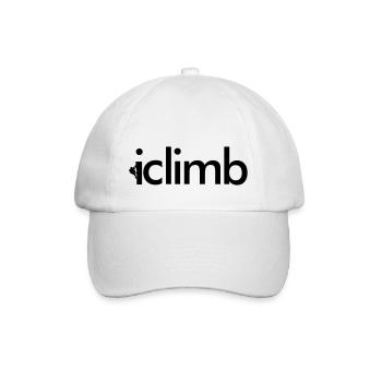 I climb - Baseballkappe - Weiß/Weiß - Vorne