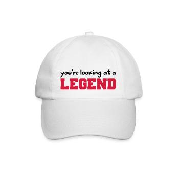 Legend - Baseballkappe - Weiß/Weiß - Vorne