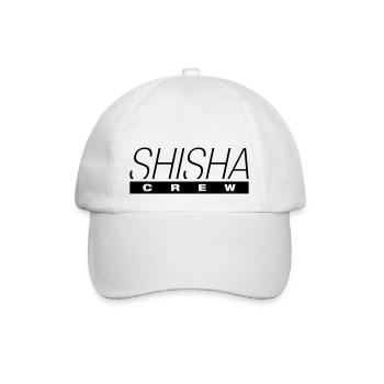 shisha_crew_hy1 - Baseballkappe - Weiß/Weiß - Vorne