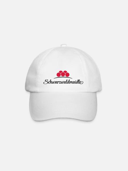 Schwarzwaldmaidle - Baseballkappe - Weiß/Weiß