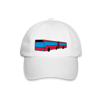 Bus - Baseballkappe - Weiß/Weiß - Vorne
