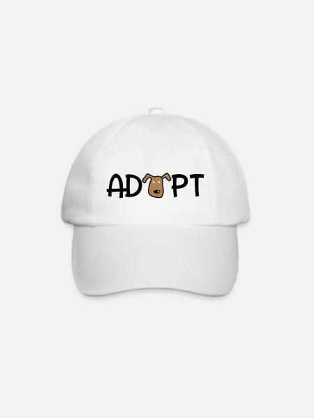 adopt - Baseballkappe - Weiß/Weiß