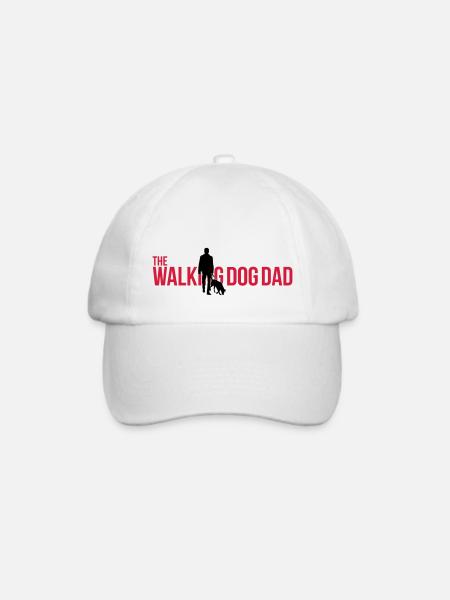The Walking Dog Dad - Baseballkappe - Weiß/Weiß