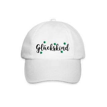 GLU CKSKIND - Baseballkappe - Weiß/Weiß - Vorne
