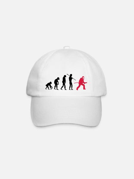 feuerwehr_evolution_02 - Baseballkappe - Weiß/Weiß