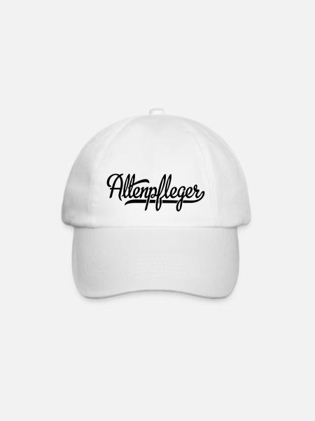 Altenpfleger - Baseballkappe - Weiß/Weiß