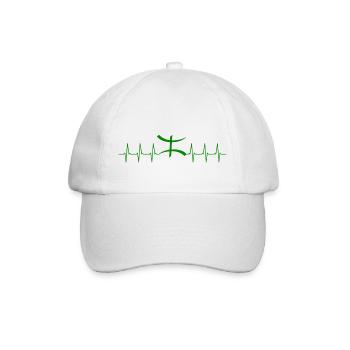 Herzschlag Amazigh Berber Kabyle Chaoui V. - Baseballkappe - Weiß/Weiß - Vorne