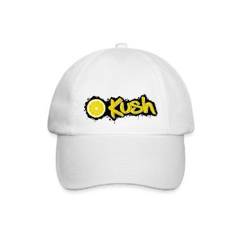 Orange Kush - Baseballkappe - Weiß/Weiß - Vorne