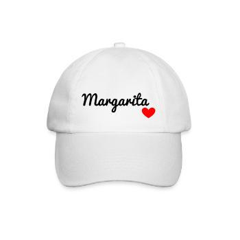 Margarita - Baseballkappe - Weiß/Weiß - Vorne