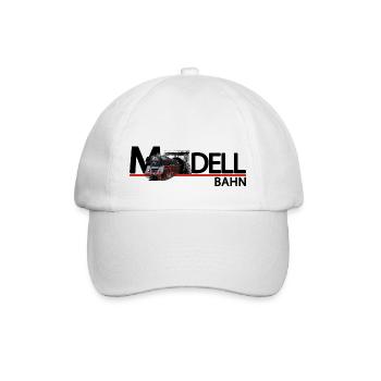 Modellbahn - Baseballkappe - Weiß/Weiß - Vorne