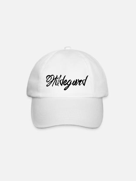Hildegard - Baseballkappe - Weiß/Weiß