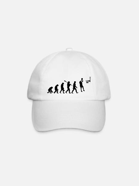 Entwicklung von Basketball - Baseballkappe - Weiß/Weiß