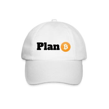 Plan B - Baseballkappe - Weiß/Weiß - Vorne