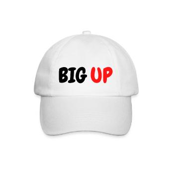 BIG UP - Baseballkappe - Weiß/Weiß - Vorne