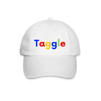 TAGGLE GOOGLE Geschenkidee Humor - Baseballkappe - Weiß/Weiß - Vorne
