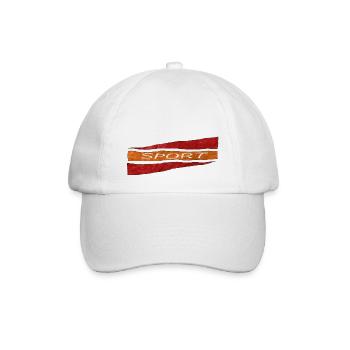 Der Sport - Baseballkappe - Weiß/Weiß - Vorne