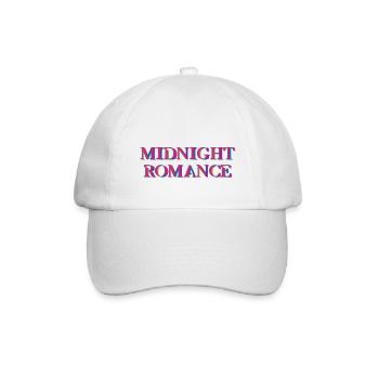 Midnight Romantik klares Spektrum - Baseballkappe - Weiß/Weiß - Vorne