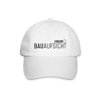 Bauaufsicht Junior - Kontrolle - Baseballkappe - Weiß/Weiß - Vorne