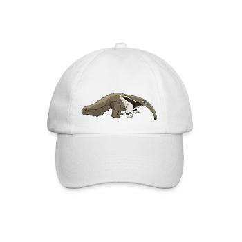 Ameisenbär - Baseballkappe - Weiß/Weiß - Vorne