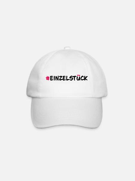 Einzelstück - Baseballkappe - Weiß/Weiß