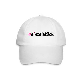 Einzelstück - Baseballkappe - Weiß/Weiß - Vorne