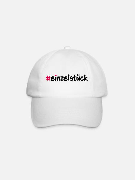 Einzelstück - Baseballkappe - Weiß/Weiß