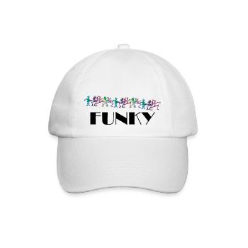 unkonventionell funky - Baseballkappe - Weiß/Weiß - Vorne
