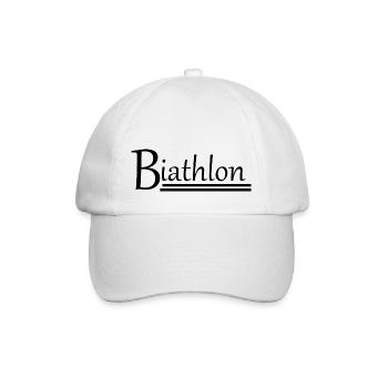 Biathlon - Baseballkappe - Weiß/Weiß - Vorne