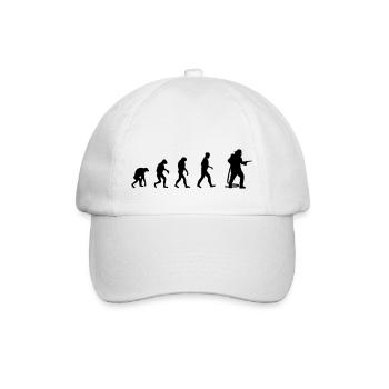 Feuerwehrmann Evolution Freiwillige Feuerwehr - Baseballkappe - Weiß/Weiß - Vorne