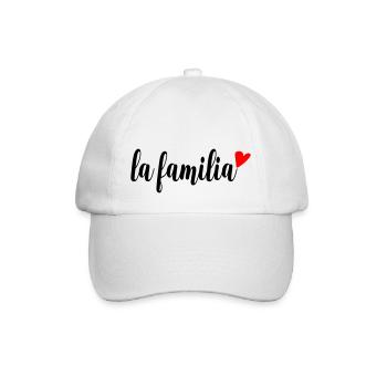 la familia - Baseballkappe - Weiß/Weiß - Vorne