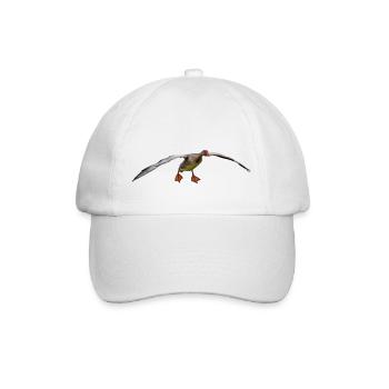 Vogel - Baseballkappe - Weiß/Weiß - Vorne