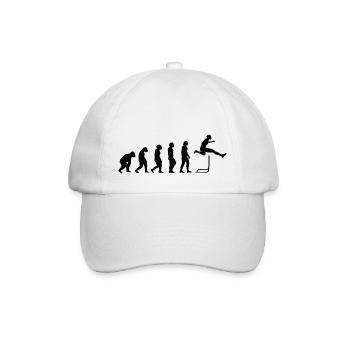 Hürdenläufer Hürdenlauf Evolution Leichtathletik - Baseballkappe - Weiß/Weiß - Vorne