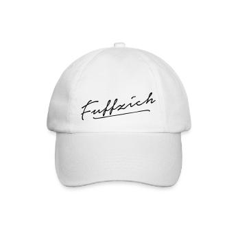 Fuffzich - Baseballkappe - Weiß/Weiß - Vorne