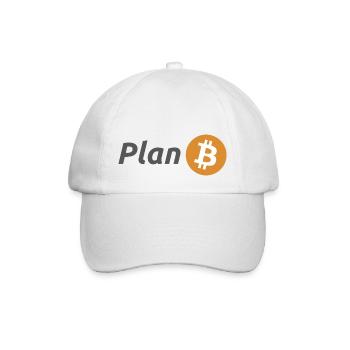 Plan B - Baseballkappe - Weiß/Weiß - Vorne