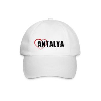 Antalya - Baseballkappe - Weiß/Weiß - Vorne