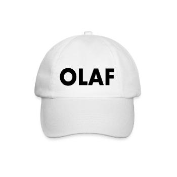 Olaf - Baseballkappe - Weiß/Weiß - Vorne