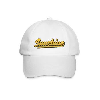 Sunshine - Baseballkappe - Weiß/Weiß - Vorne
