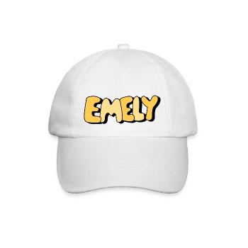 Emely - Baseballkappe - Weiß/Weiß - Vorne