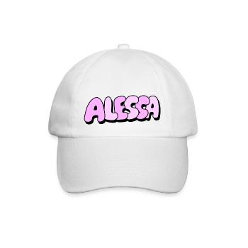Alessa - Baseballkappe - Weiß/Weiß - Vorne