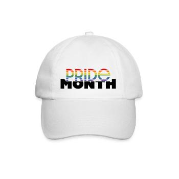 Pride month - Baseballkappe - Weiß/Weiß - Vorne
