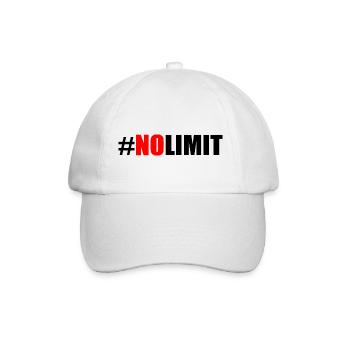 No limit - Baseballkappe - Weiß/Weiß - Vorne