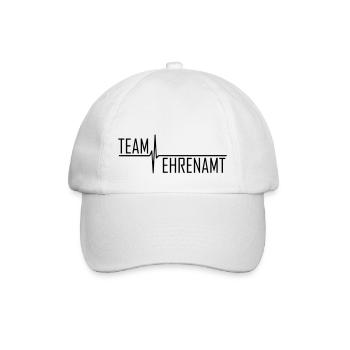 team ehrenamt wenn helfen herzenssache ist - Baseballkappe - Weiß/Weiß - Vorne