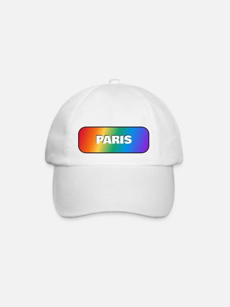 PARIS GAY PRIDE - Baseballkappe - Weiß/Weiß