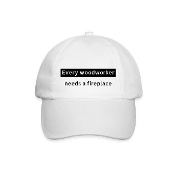 funny sayings present lumber - Baseballkappe - Weiß/Weiß - Vorne